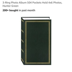Pioneer Green Photo Album 2 Pack, Holds 504 4x6 Photos